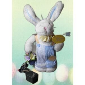 2004 Skippie Fiber Optic Bunny Welcome Spring Avon Easter Rabbit